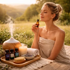 Humidificador Ultrasónico de Madera – Aromaterapia y Bienestar